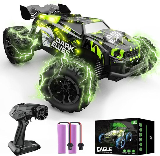 QORA® RC Auto Offroad - RC Auto - Groen - 22cm x 17cm x 10cm