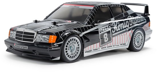 1:10 RC M-B 190E Evo II Kö-Pi. TT-02 Painted Body bouwpakket