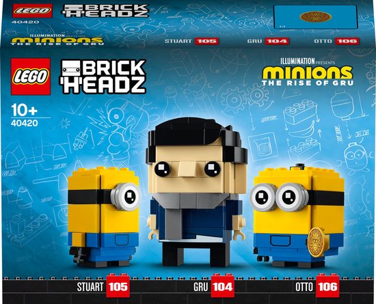 LEGO BrickHeadz™ Gru, Stuart en Otto - 40420