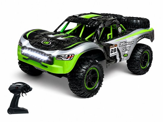 RC Offroad Rally Sprint 35 Mega 1:10 – R/C AUTO - 42CM - Extra Reservewielen & 2.4GHz - bestuurbaar