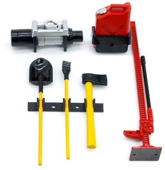 Vt products - 6pcs RC Crawler Accessoire - Decoratieve Tool Sets