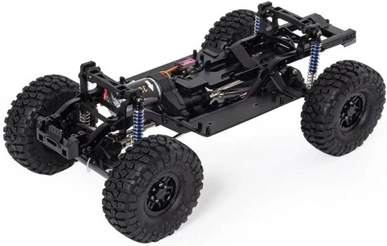Robot Tank Chassis - RC Crawler Frame - Hobby Auto Bouwen - Schokabsorberend Systeem - 478 mm Lengte - Geel