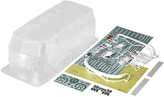 VW Bus Type 2 (T1) Carrosserie Set voor RC Auto - Duurzame Polycarbonaat Reserveonderdeel