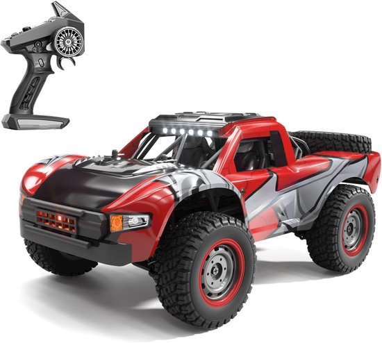 RC Auto - Afstandsbestuurbare Wagen - Buiten Racen - 4WD Enkele Wielophanging - 1/14 Schaal - Rood