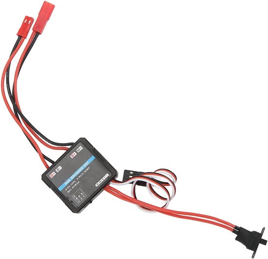 Geborstelde ESC - Snelheidsregelaar - RC Auto - Meerdere Beveiligingen - 40A - Zwart