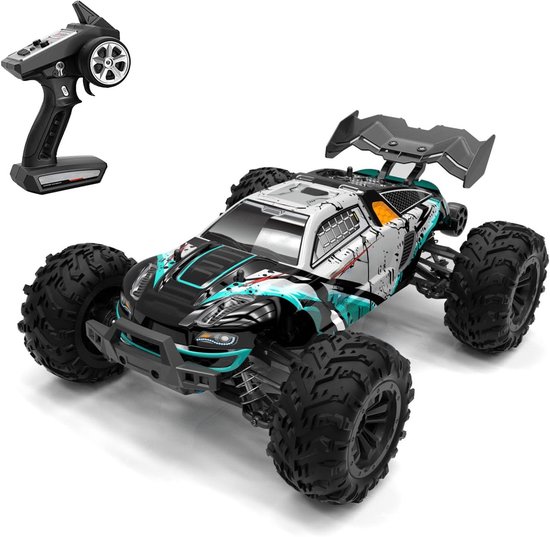 RC Off Road Auto - Afstandsbestuurd Voertuig - Buiten Racen - Borstelloze Motor - 1/16 Schaal - Groen