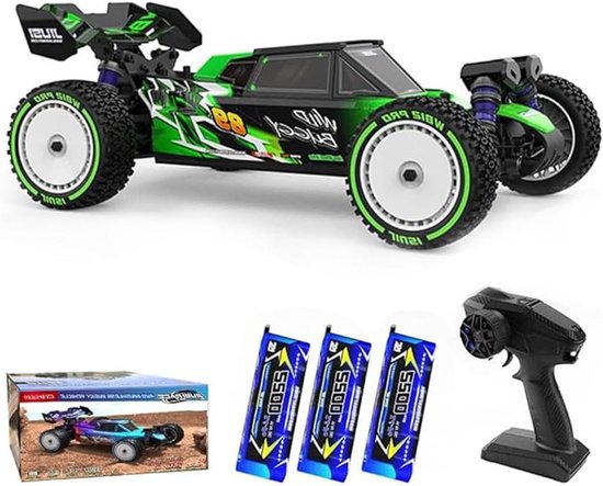 RC Auto - Afstandsbestuurde Auto - Hoge Snelheid Racen - Borstelloze Motor - 1:12 Schaal - Groen