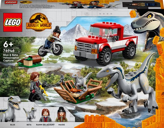 LEGO Jurassic World Blue & Beta Velociraptorvangst - 76946