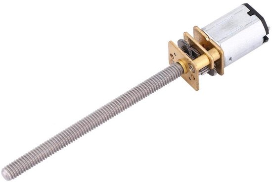 Dailygoods - DC Motor met Reducer - Hoge Koppel Loodschroef - 12V - Kogelschroef Accessoires - DIY RC Speelgoed - Voor Creatieve Projecten