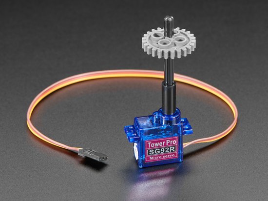 Plastic Micro Servo Adapter geschikt voor LEGO Cross - 16mm long Adafruit 4252