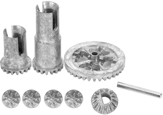 Allecto - RC Auto-uitrustingsset - Metalen reductie-differentieel - Duurzaam - Geschikt voor HS 18301 18302 18311 18312 - Verbeter je RC-ervaring -...