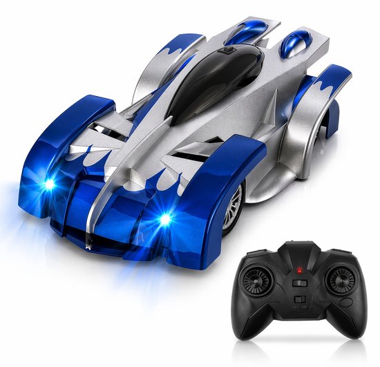 Bextunio RC Klim Auto – Rijdt op Muren & Plafond met LED en Afstandsbediening