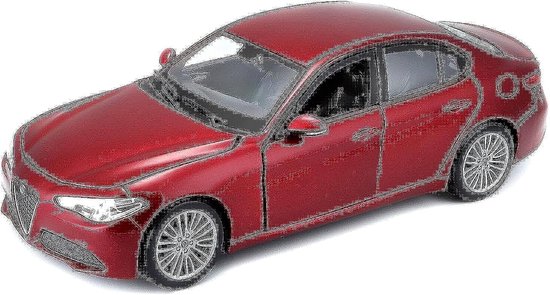 - Alfa Romeo Giulia - Realistisch Automodel in Schaal 1:24, Officiële Alfa Romeo Licentie, Aanbevolen Leeftijd 3+ Jaar
