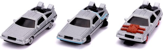 JAN31583 Terug naar de toekomst tijdmachines Nano 3 Car Set