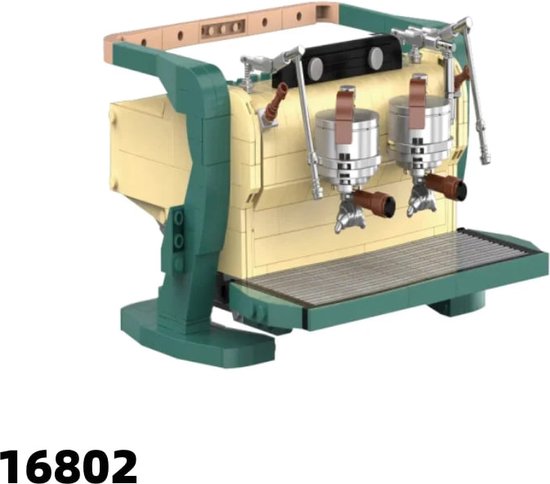 DECOOL 16802 - Venetië Espresso - Koffie Machine - Bouwdoos - Lego Compatibel - 648 onderdelen