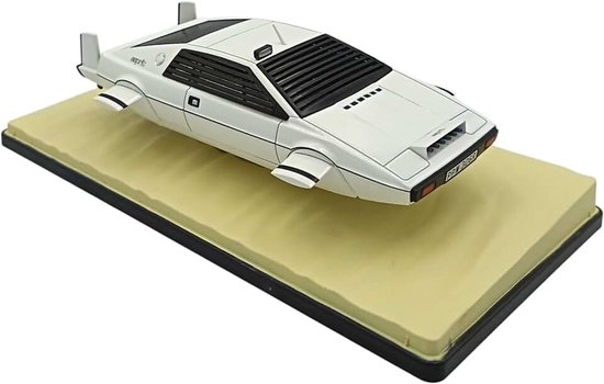 10 Miniatuurauto, schaal 1:24, compatibel met Lotus Esprit S1 The Spy Who Loved Me 1977 James Bond 007 - Hachette Colllections JBH03