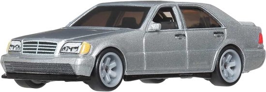 Wheels Premium Fast & Furious Mercedes-Benz 500 SEL | Verzamelbare die-cast auto op schaal 1:64, geïnspireerd op Fast & Furious, JHW67