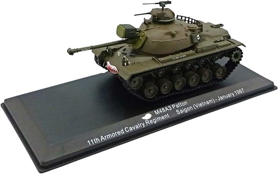 10 Tank M48A3 Patton, Amerikaanse leger, Saigon, Vietnam 1967 - schaal 1/72 - CM002