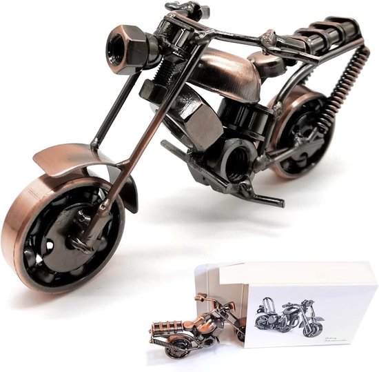 Motorfiets Model Iron Motorfiets Liefhebbers Gift voor Kunstcollectie of Desktop Decoratie (type2)