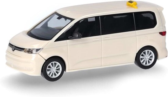 automodel VW Multivan "Taxi", schaal 1:87, voor diorama, modelbouw, verzamelobject, Made in Germany, kunststof