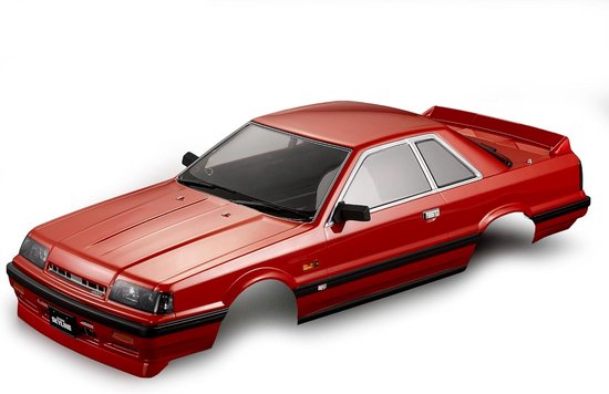 RC Auto Nissan Skyline R31 Gedetailleerde Carrosserie 195mm Rood