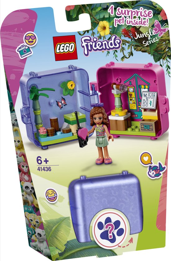 LEGO Friends Olivia's junglespeelkubus - 41436