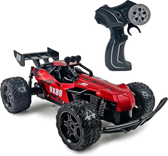 Rc drift car - Rood - 1/12 - Metalen Op Afstand Bestuurbare Auto - Vanaf 6 Jaar
