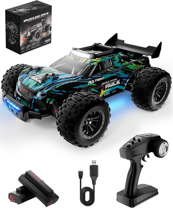 Rc drift car - Zwart - 1:16 - 4WD Offroad RC Auto - Voor Jongeren en Volwassenen
