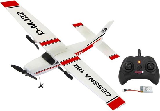 Rc vliegtuig - Wit - 2,4 GHz Gyro 2CH - Flexibel Microschuim Model - Voor Beginners