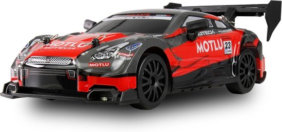 Rc drift car - Rood/Zwart - 1:24 - Afstandsbediening Met Ledverlichting - Voor Raceliefhebbers