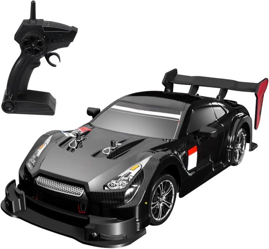 Rc drift car - Zwart - 1/16 - 4WD Snelheidsracewagen - Voor Kinderen