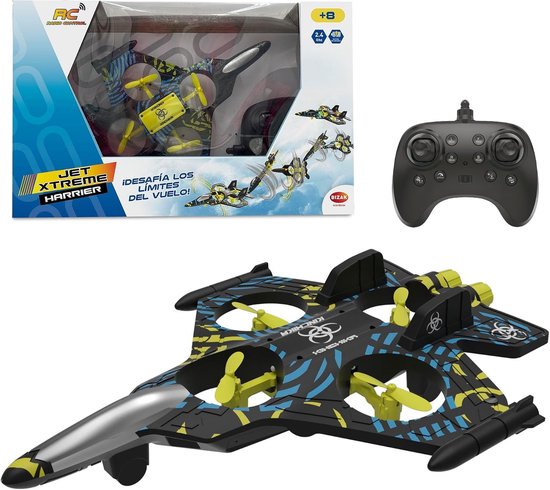 Rc vliegtuig - Wit - 4 kanalen - Stuntvliegtuig met automatische start en LED-verlichting - Vanaf 8 jaar