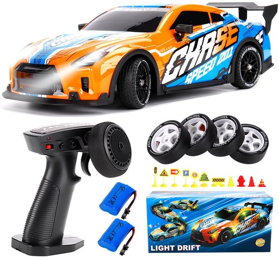 SolidKeus - RC Drift Auto met Afstandsbediening en LED Verlichting