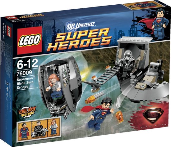 LEGO Super Heroes Black Zero Ontsnapping - 76009