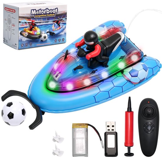 SolidKeus - Afstandsbediening voor RC Boot met LED Verlichting