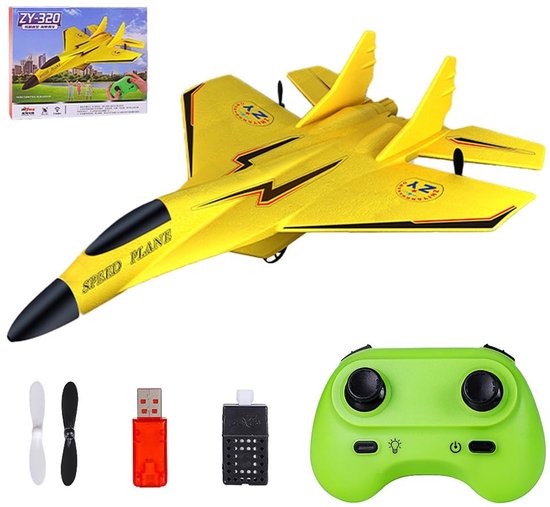 SolidKeus - F-22 RC Vliegtuig met 2,4 GHz Afstandsbediening voor Beginners