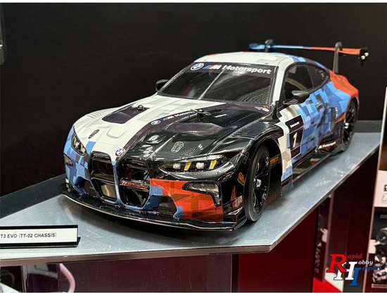 Tamiya Modelbouwpakket Auto - 58751 RC Auto - BMW M4 GT3 Evo - TT-02 Chassis - Cup NL Certificaat RC Plastic - 1:10 - Modelbouw