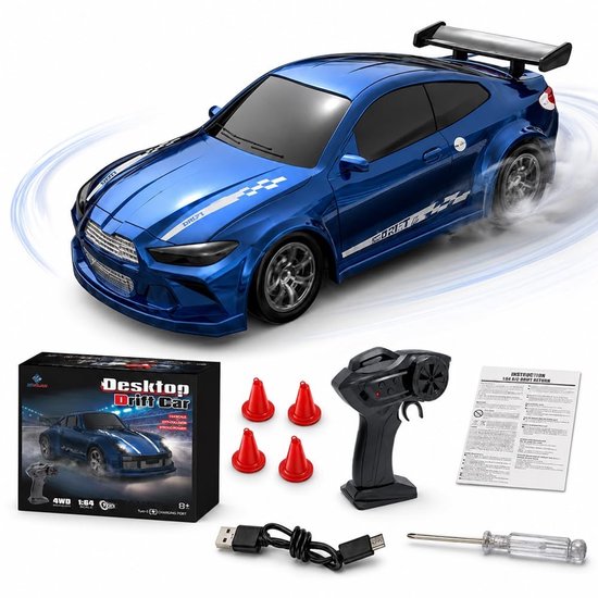 SolidKeus - Mini RC Drift Auto met LED Verlichting
