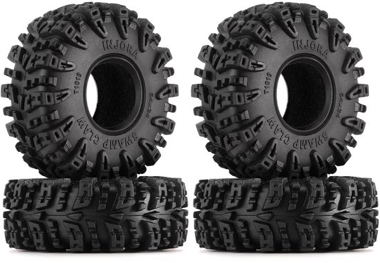 Solidchoice - Swamp Claw Mud Terrain Banden voor TRX4M AX24 SCX24 RC Crawler