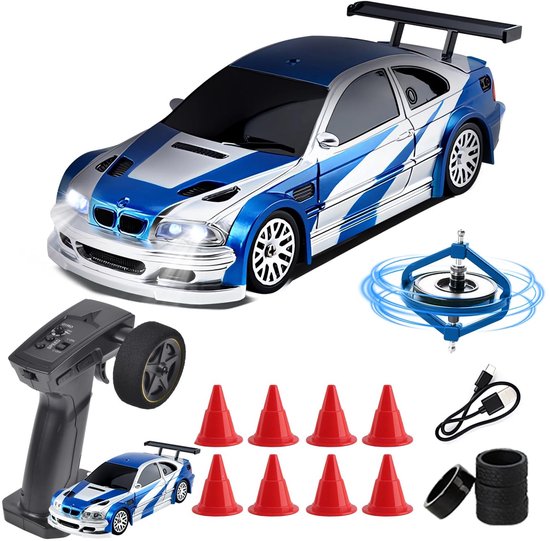 Solidchoice - Mini RC Drift Auto 1/43 Schaal met Gyroscoop