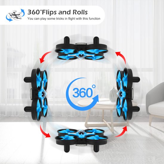 NC MINI DroneBoat - 3-in-1 RC Mini Drone Land Zee Lucht Quadcopter met Hoogtebehoud & Headless Mode voor Kinderen - Speelgoed Drone - Afstandsbestuurbare boot - RC Boot & RC Auto - Het Perfecte Cadeau