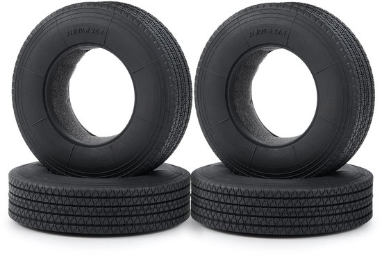 Solidchoice - Set van 4 RC Banden voor Tamiya 1/14 Truck