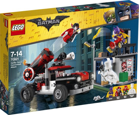 LEGO Batman Movie Harley Quinn Kanonskogelaanval - 70921