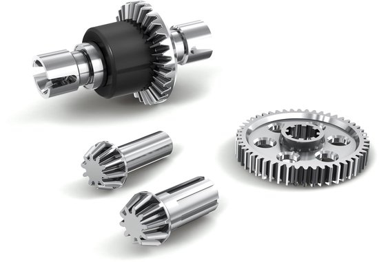 Solidchoice - RC Auto Upgrade Hoofdas en Metalen Tandwielen