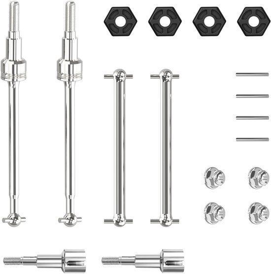 Solidchoice - CVD Aandrijfas Set voor 1:14 RC Voertuigen