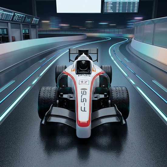 ​​rc auto afstand bestuurbare 2WD F1 Auto Schaal 1:14 Formula sport auto rc car speelgoed radiografische voertuigen de auto heeft een accu en led verlichting bestuurbare auto radiografisch bestuurbare auto
