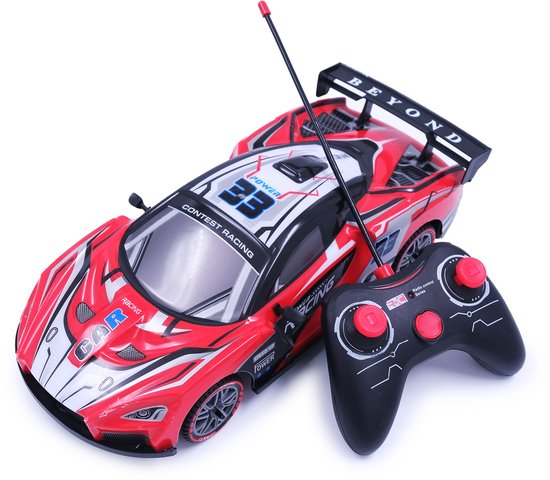 Zoem - RC GT3 Race auto 1:12 - 4 kanaals - Rood - Speelgoed Sportauto