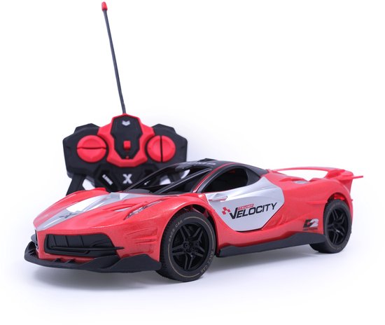 Zoem - Bestuurbare Race Auto GT3 - 1:18 Rood - 4 kanaals - RC Speelgoed
