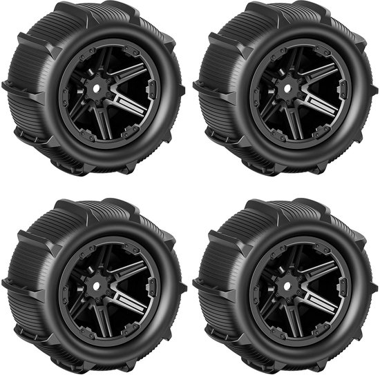 RC Auto Accessoires - Rallye Banden Set 1/14 - 4 Stuks