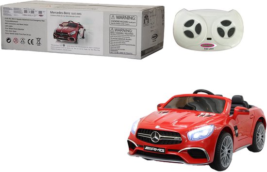 Jamara Elektrische Kinderauto - Auto - 460294 Elektrische Kinderauto Ride-on - Mercedes-AMG SL 65 - Rood - Ouderbediening - 12 V Accu voertuig - Rood - Kinder Speelgoed